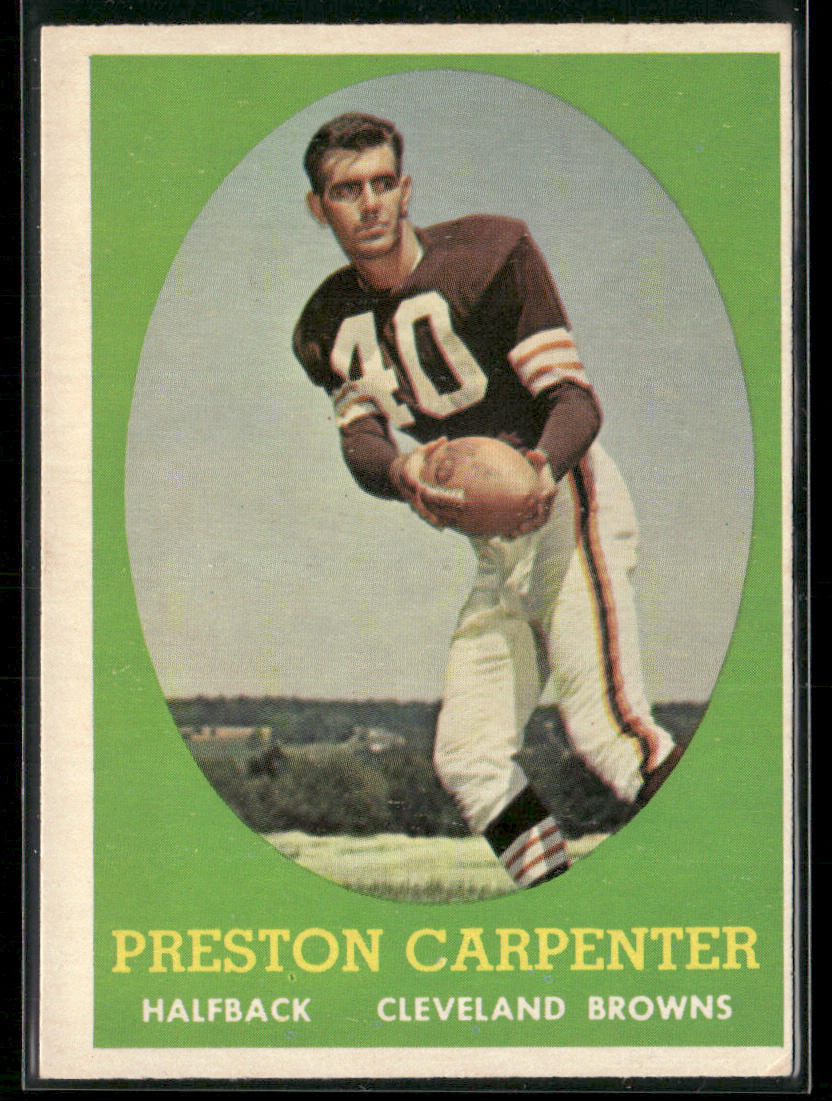 Preston Carpenter 1958 Topps #128 Cleveland Browns