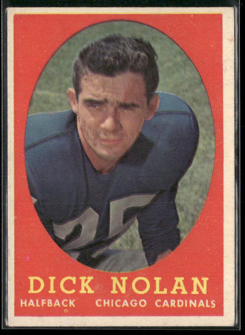 Dick Nolan 1958 Topps #131 RC Chicago Cardinals
