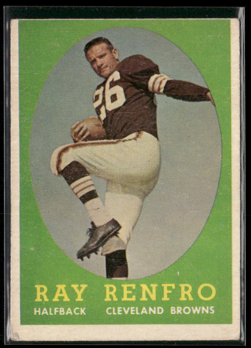 Ray Renfro 1958 Topps #17 Cleveland Browns