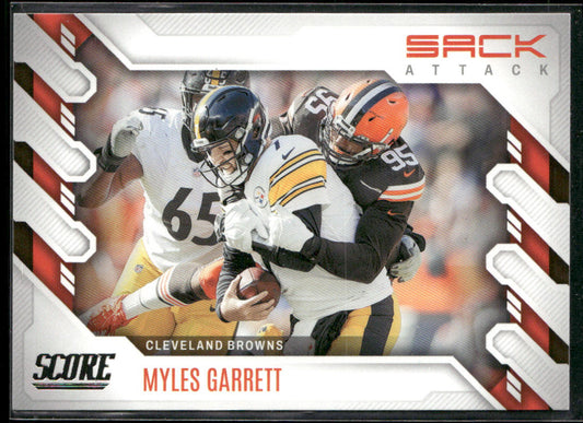 Myles Garrett 2022 Score Sack Attack #SA-MG Cleveland Browns