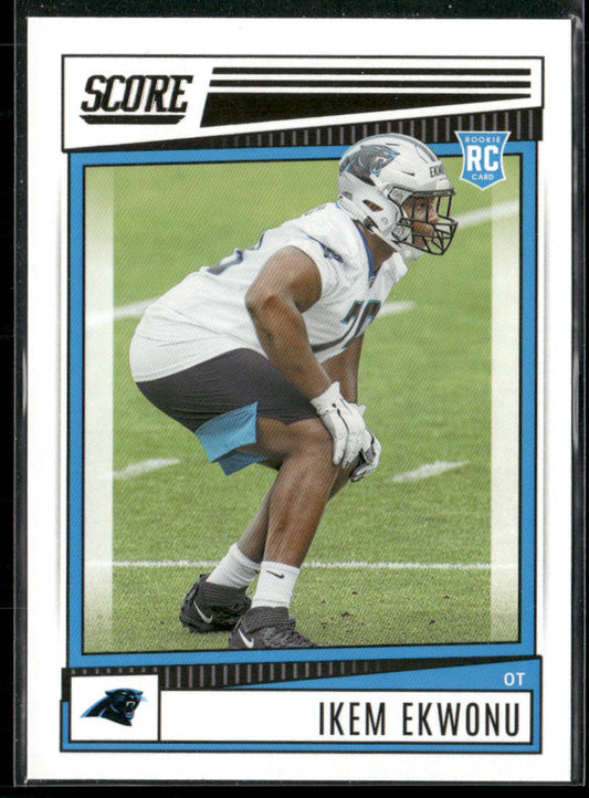 Ikem Ekwonu 2022 Score #322 RC Carolina Panthers