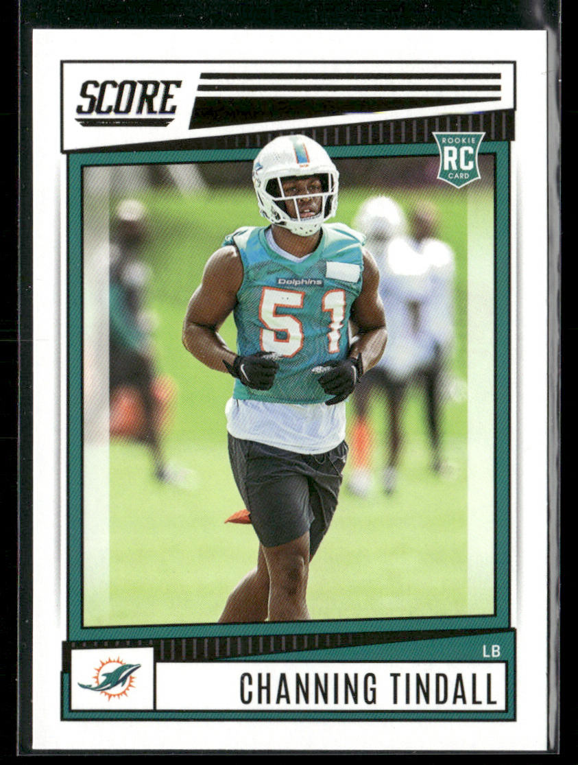 Channing Tindall 2022 Score #355 RC Miami Dolphins