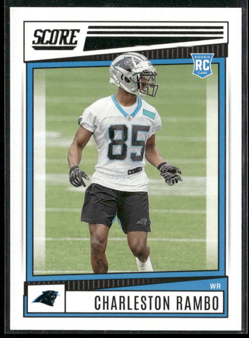 Charleston Rambo 2022 Score #398 RC Carolina Panthers