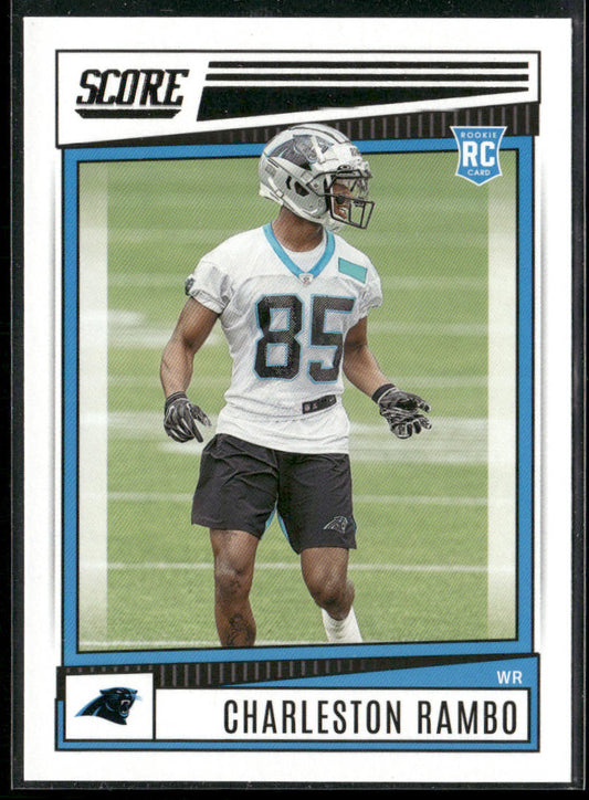 Charleston Rambo 2022 Score #398 RC Carolina Panthers