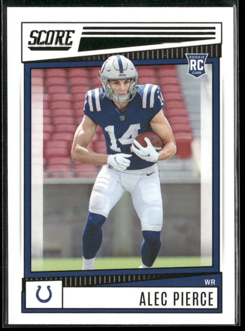 Alec Pierce 2022 Score #386 RC Indianapolis Colts
