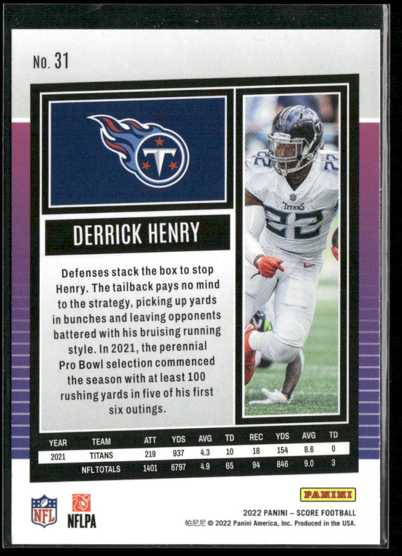 Derrick Henry 2022 Score #31 Tennessee Titans
