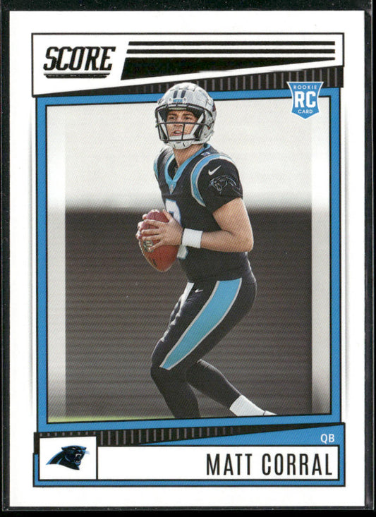 Matt Corral 2022 Score #302 RC Carolina Panthers