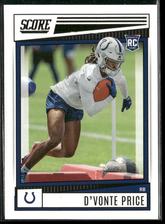 CJ Verdell 2022 Score #392 RC Indianapolis Colts