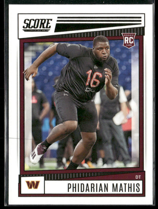Phidarian Mathis 2022 Score #360 RC Washington Commanders