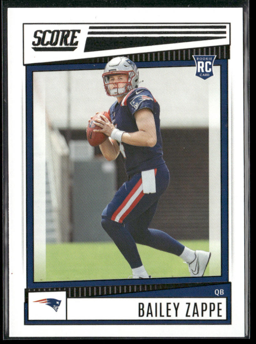 Bailey Zappe 2022 Score #310 RC New England Patriots