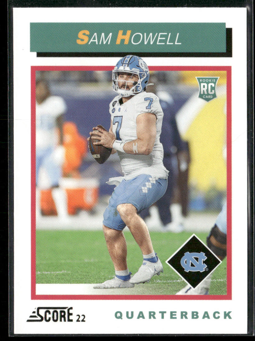 Sam Howell 2022 Score 1992 Throwback Rookie #TB4 North Carolina Tar Heels