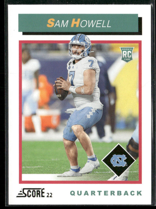 Sam Howell 2022 Score 1992 Throwback Rookie #TB4 North Carolina Tar Heels