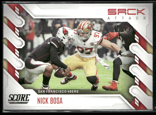 Nick Bosa 2022 Score Sack Attack #SA-NB San Francisco 49ers
