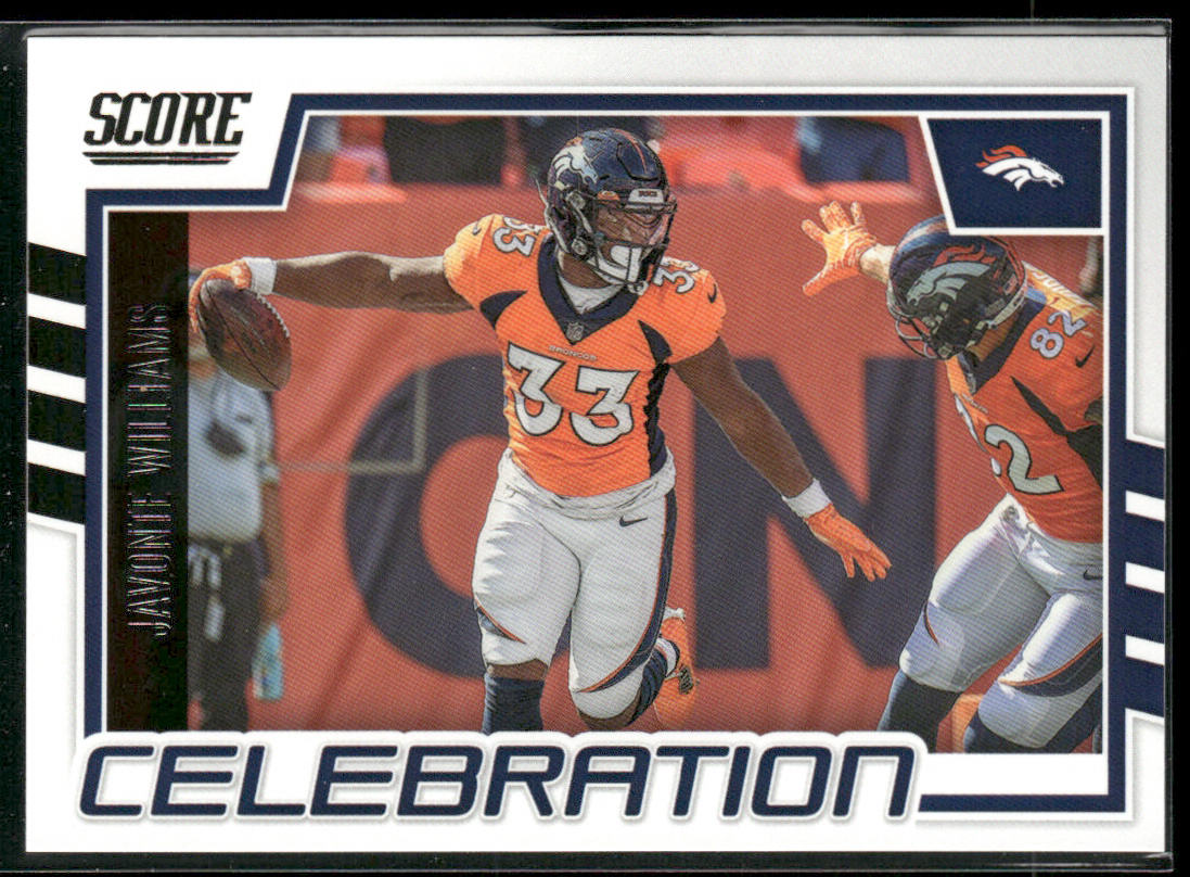 Javonte Williams 2022 Score Celebration #C-JW Denver Broncos