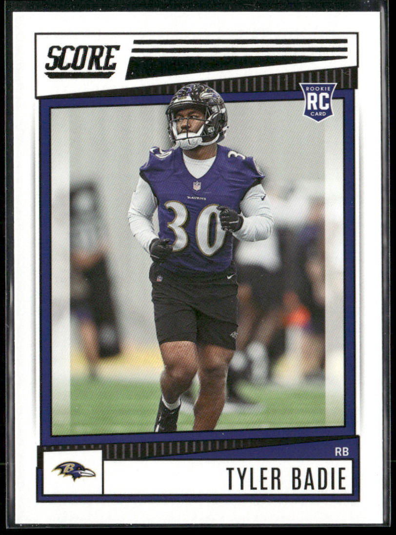 Tyler Badie 2022 Score #342 RC Baltimore Ravens