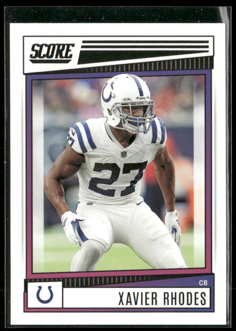 Xavier Rhodes 2022 Score #15 Indianapolis Colts