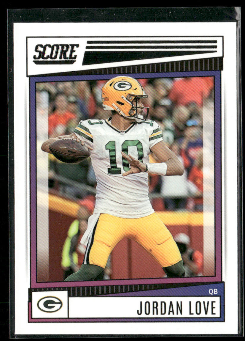 Jordan Love 2022 Score #98 Green Bay Packers