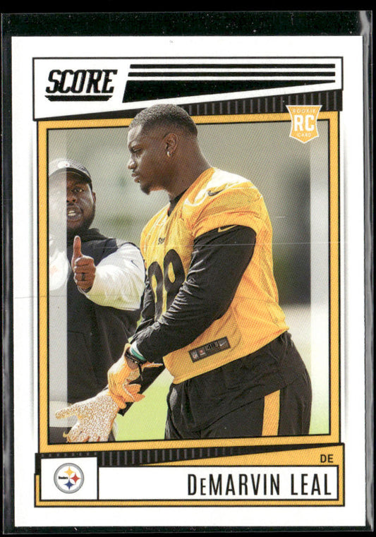 DeMarvin Leal 2022 Score #356 RC Pittsburgh Steelers
