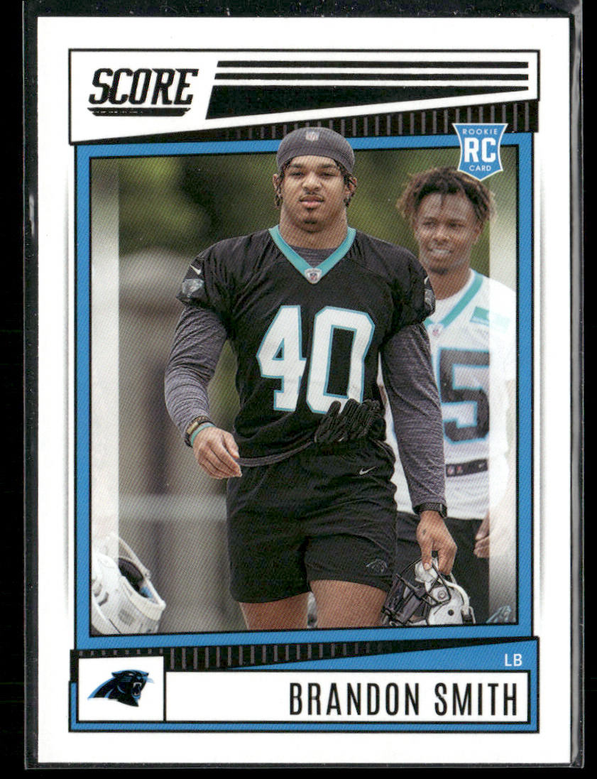 Brandon Smith 2022 Score #353 RC Carolina Panthers