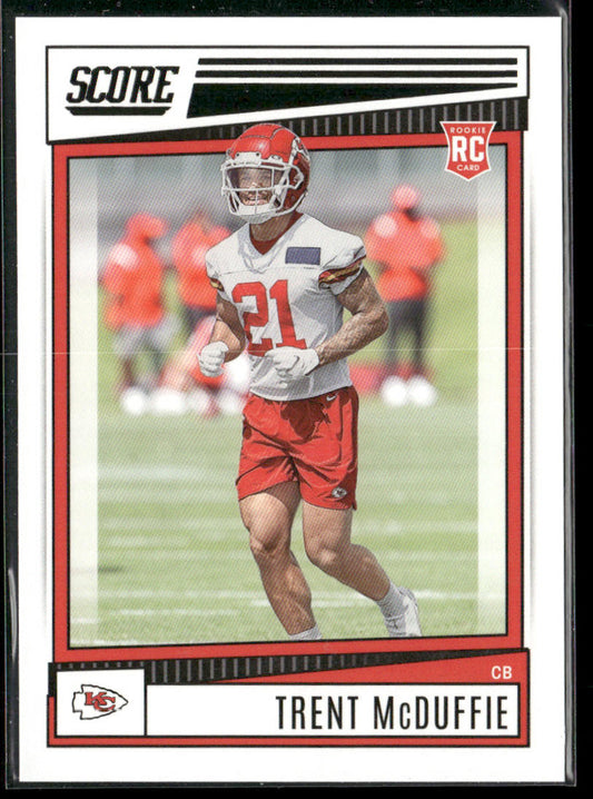 Trent McDuffie 2022 Score #328 RC Kansas City Chiefs