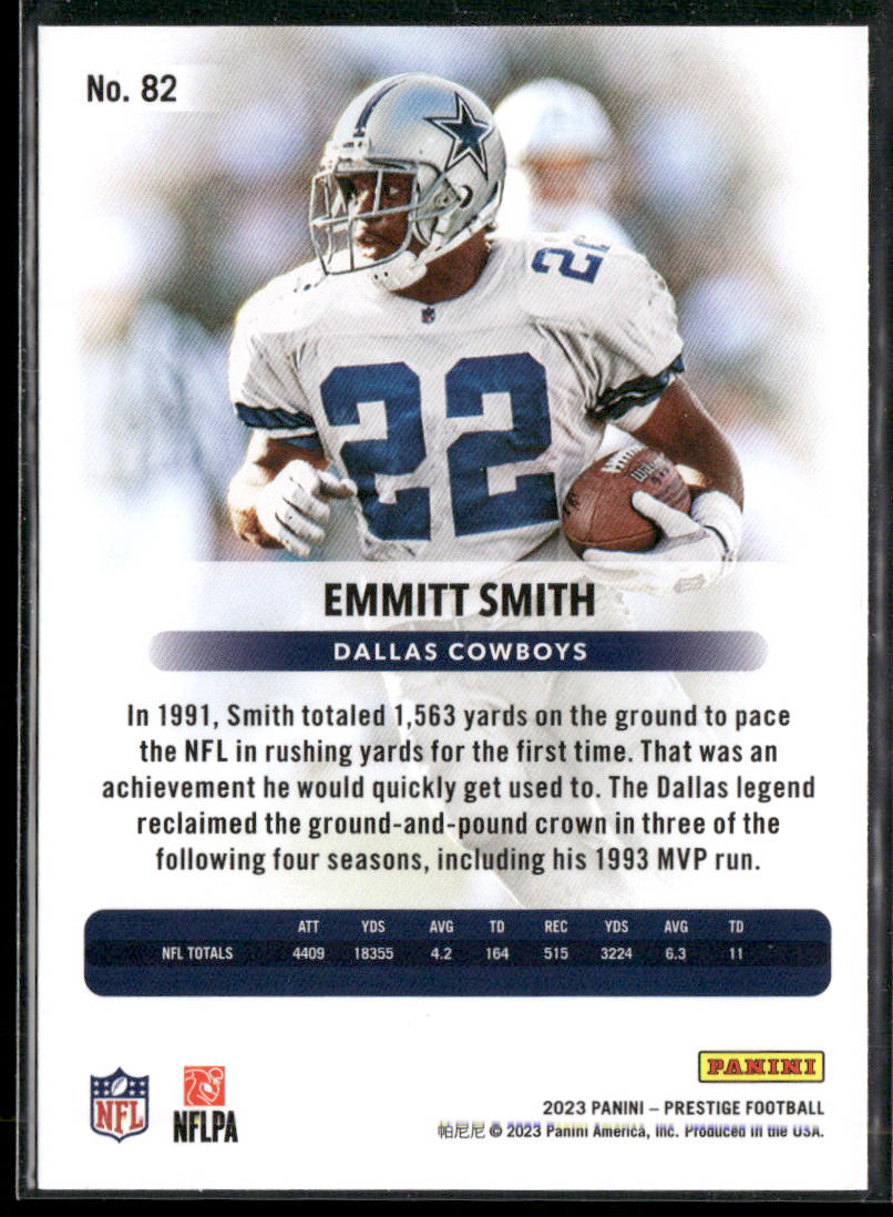 Emmitt Smith 2023 Panini Prestige #82 Dallas Cowboys