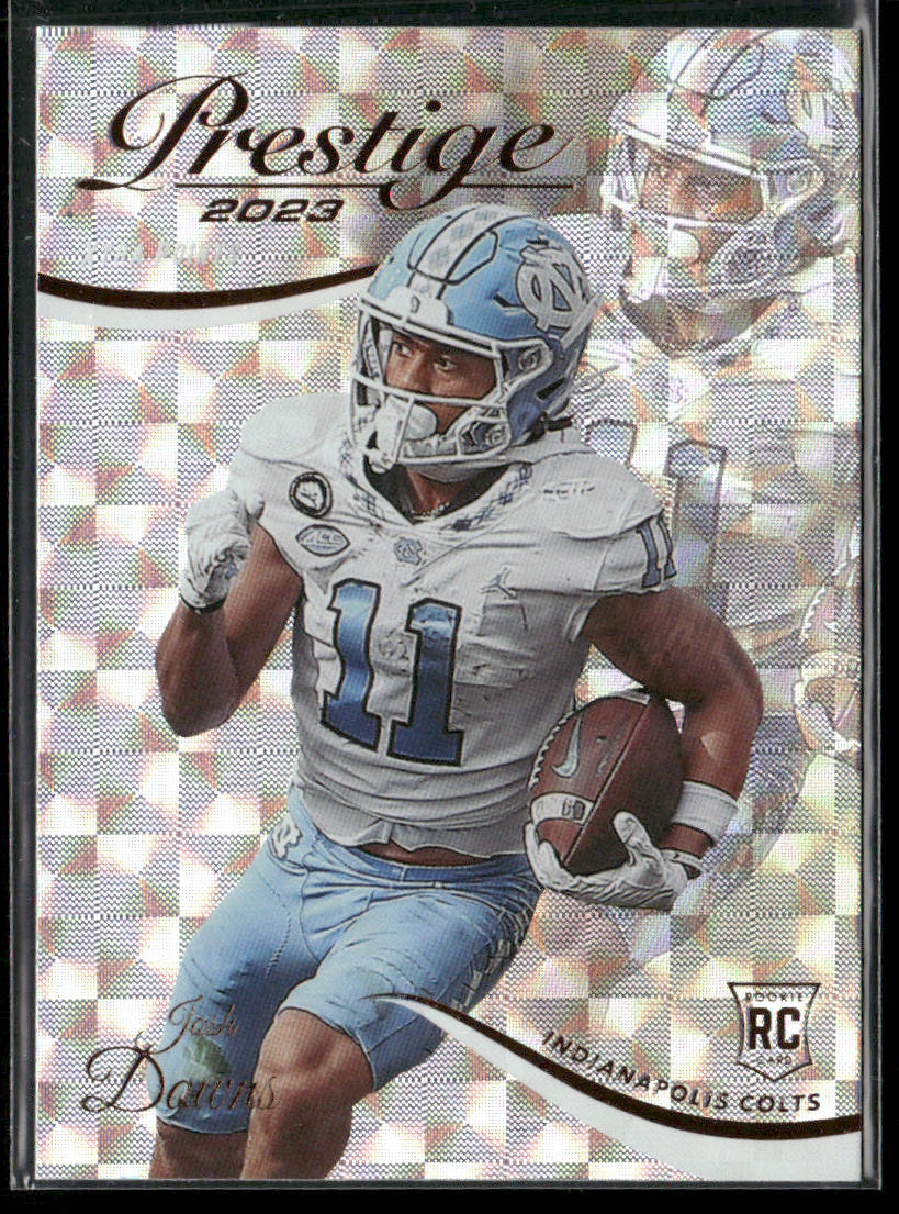 Josh Downs 2023 Panini Prestige Xtra Points Hyper #353 RC Indianapolis Colts