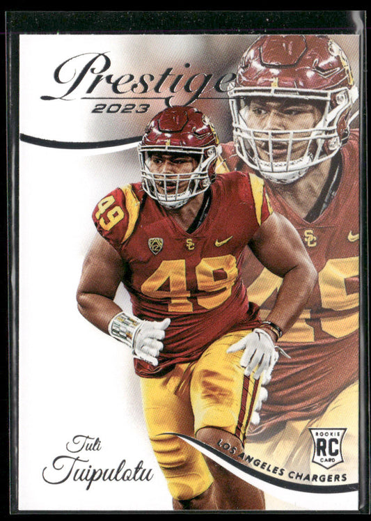 Tuli Tuipulotu 2023 Panini Prestige #382 RC Los Angeles Chargers