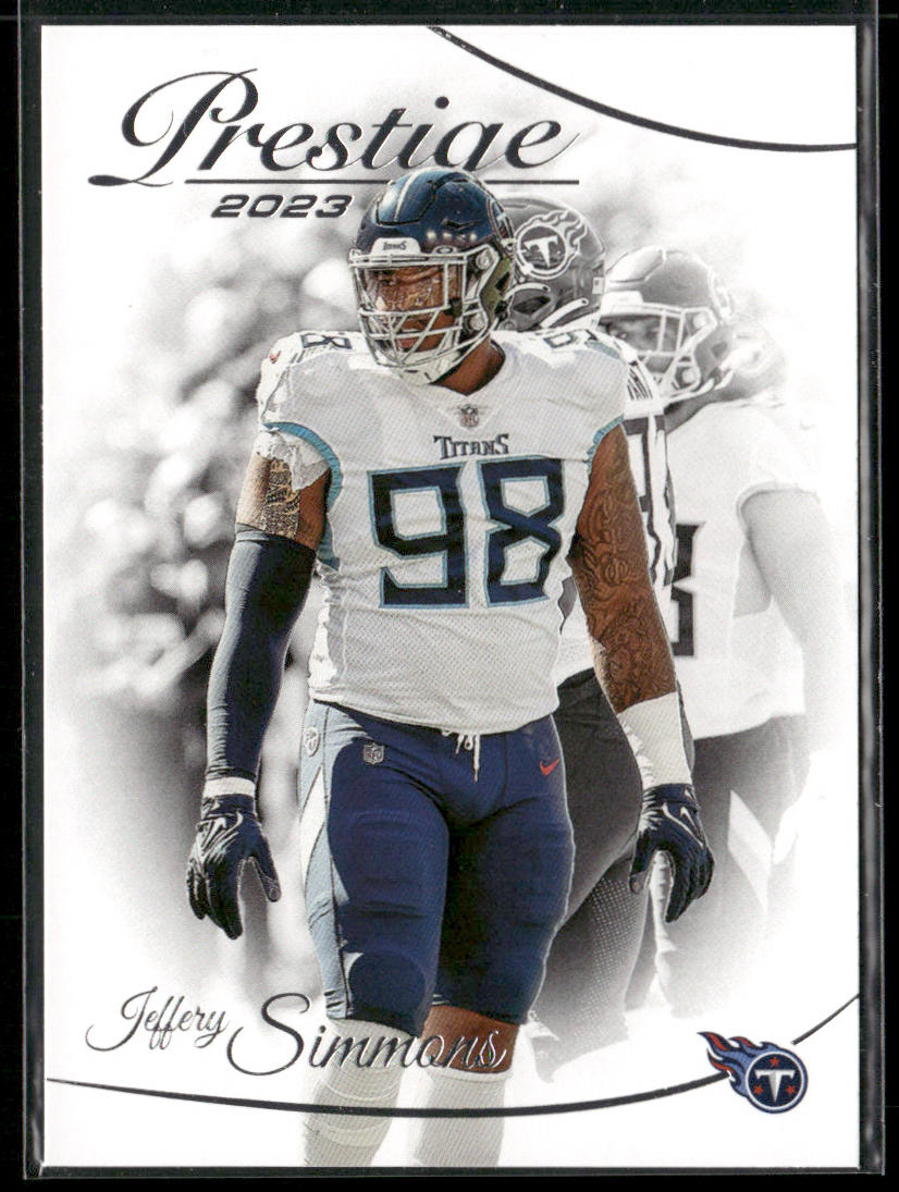 Jeffery Simmons 2023 Panini Prestige #287 Tennessee Titans