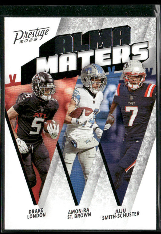 St. Brown / London / Smith-Schuster 2023 Panini Prestige Alma Maters #AM-25