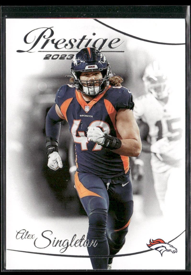 Alex Singleton 2023 Panini Prestige #88 Denver Broncos