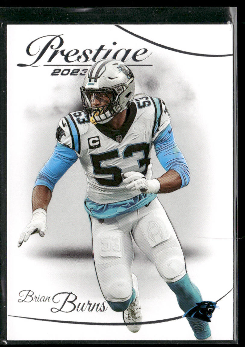 Brian Burns 2023 Panini Prestige #39 Carolina Panthers