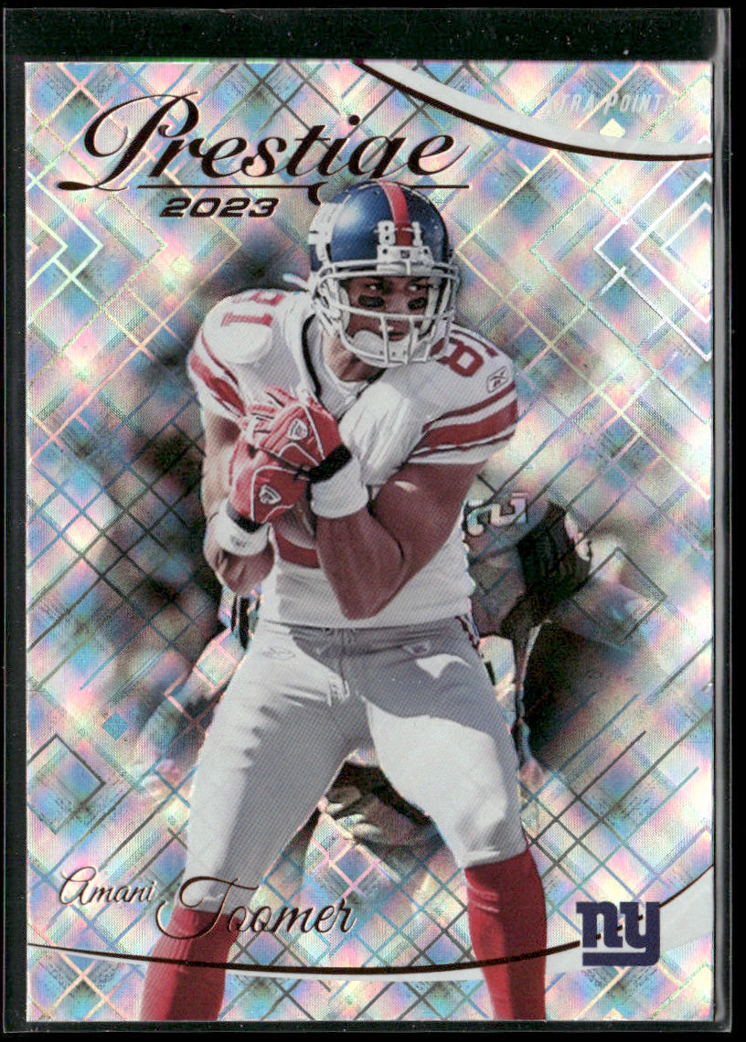 Amani Toomer 2023 Panini Prestige Xtra Points Diamond #214 New York Giants