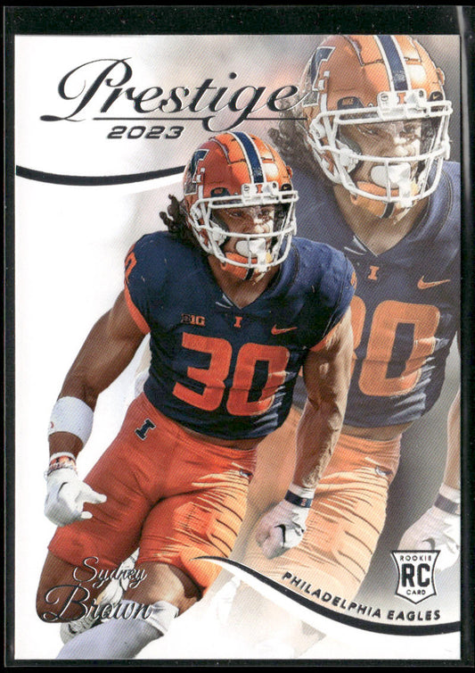 Sydney Brown 2023 Panini Prestige #377 RC Philadelphia Eagles