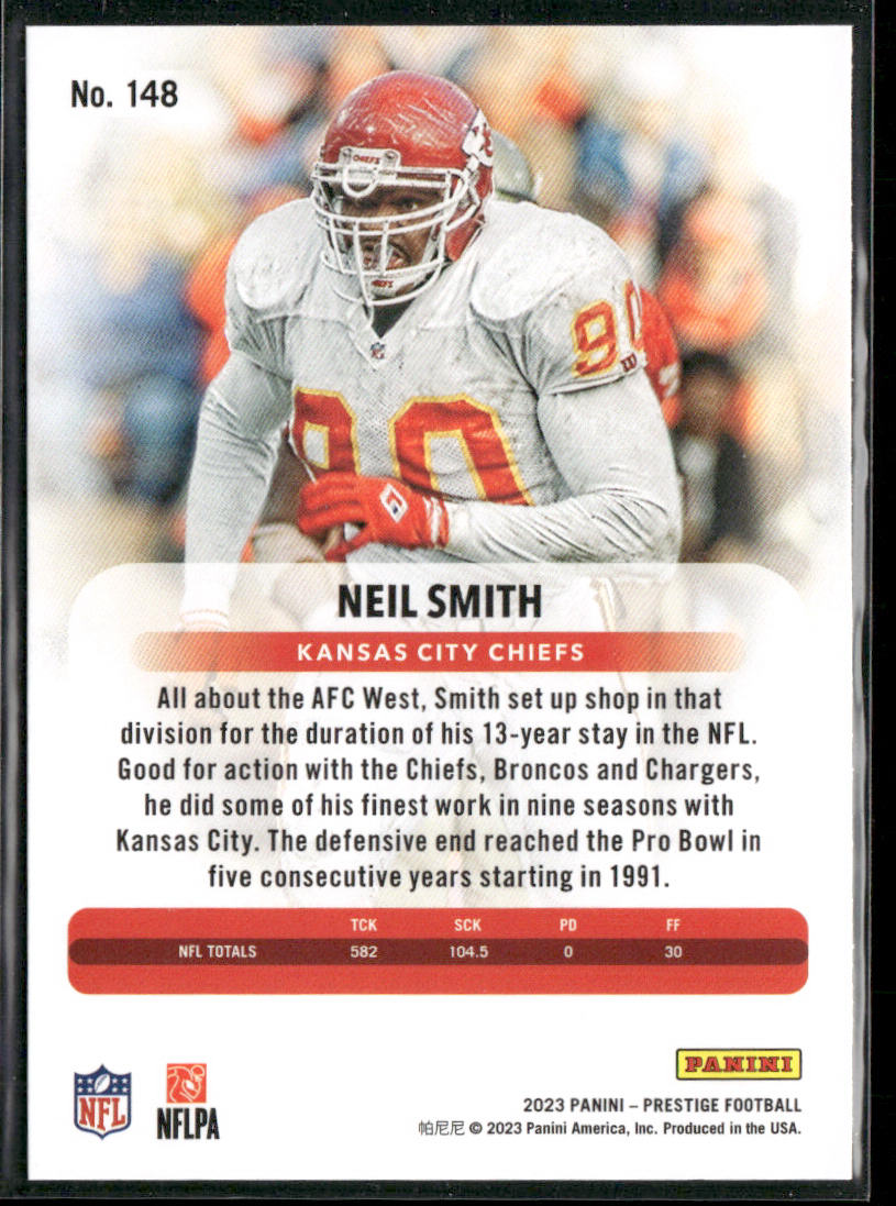 Neil Smith 2023 Panini Prestige #148 Kansas City Chiefs
