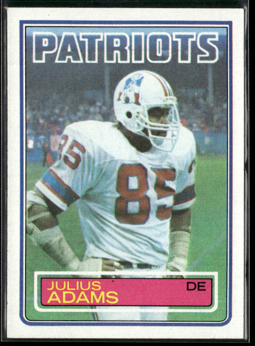Julius Adams 1983 Topps #325 New England Patriots