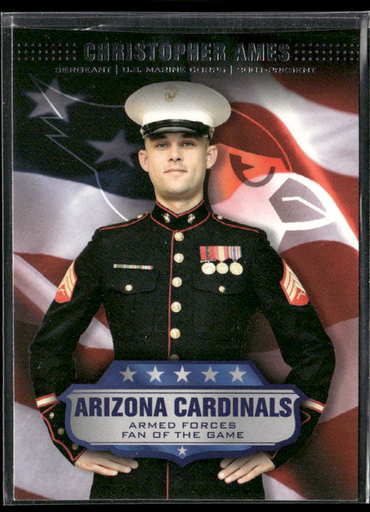 Sergeant Christopher Ames 2008 Topps Armed Forces Fans of the Game #AFF-CA