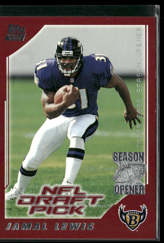 Jamal Lewis 2000 Topps Season Opener #210 RC Baltimore Ravens