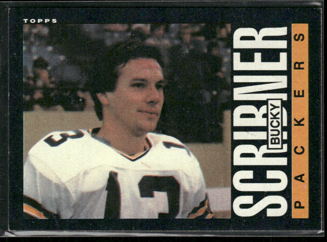 Bucky Scribner 1985 Topps #76 RC Green Bay Packers