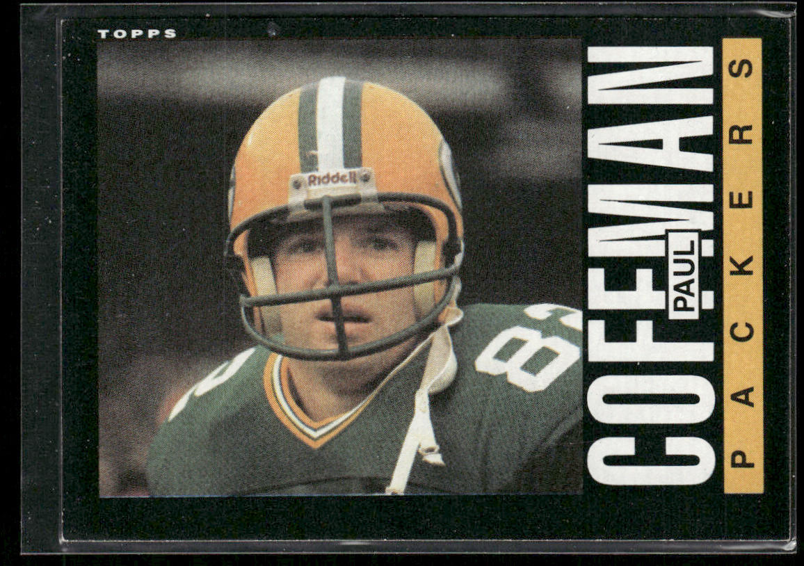 Paul Coffman 1985 Topps #67 Green Bay Packers