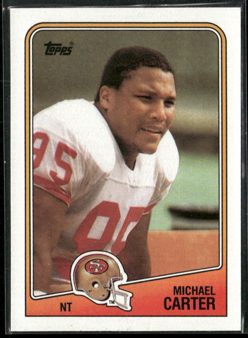 Michael Carter 1988 Topps #47 San Francisco 49ers