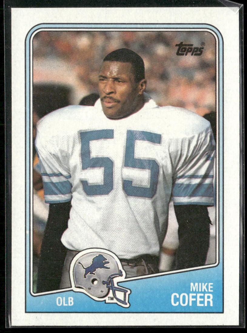 Michael Cofer 1988 Topps #381 Detroit Lions