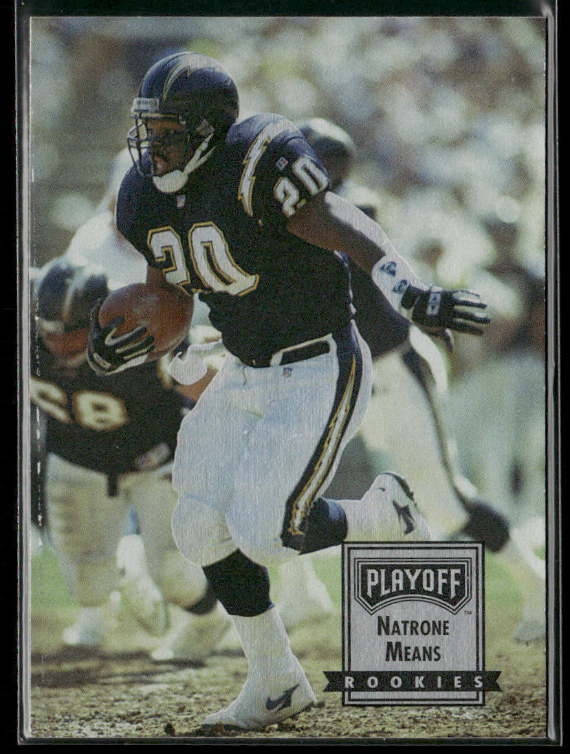 Natrone Means 1993 Playoff Contenders #104 RC San Diego Chargers