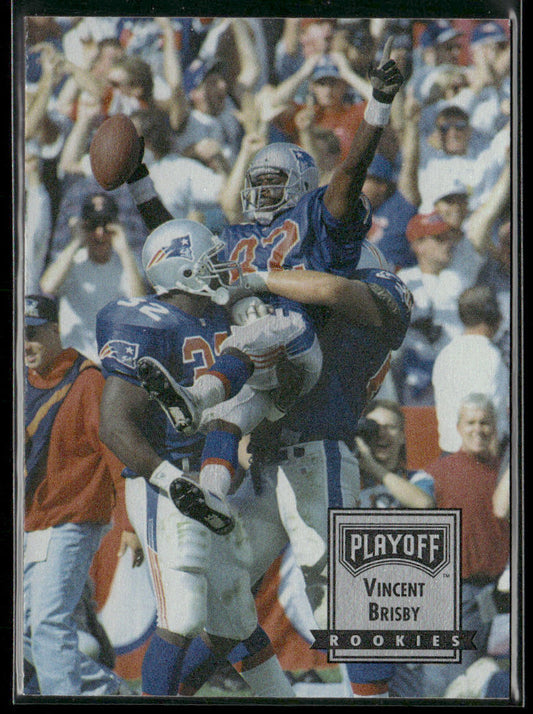 Vincent Brisby 1993 Playoff Contenders #116 RC New England Patriots