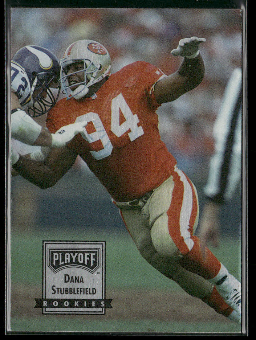 Dana Stubblefield 1993 Playoff Contenders #102 RC San Francisco 49ers