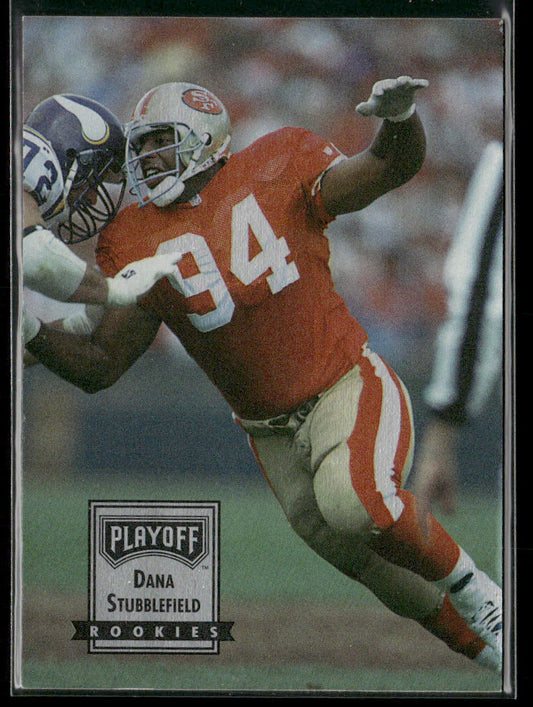 Dana Stubblefield 1993 Playoff Contenders #102 RC San Francisco 49ers
