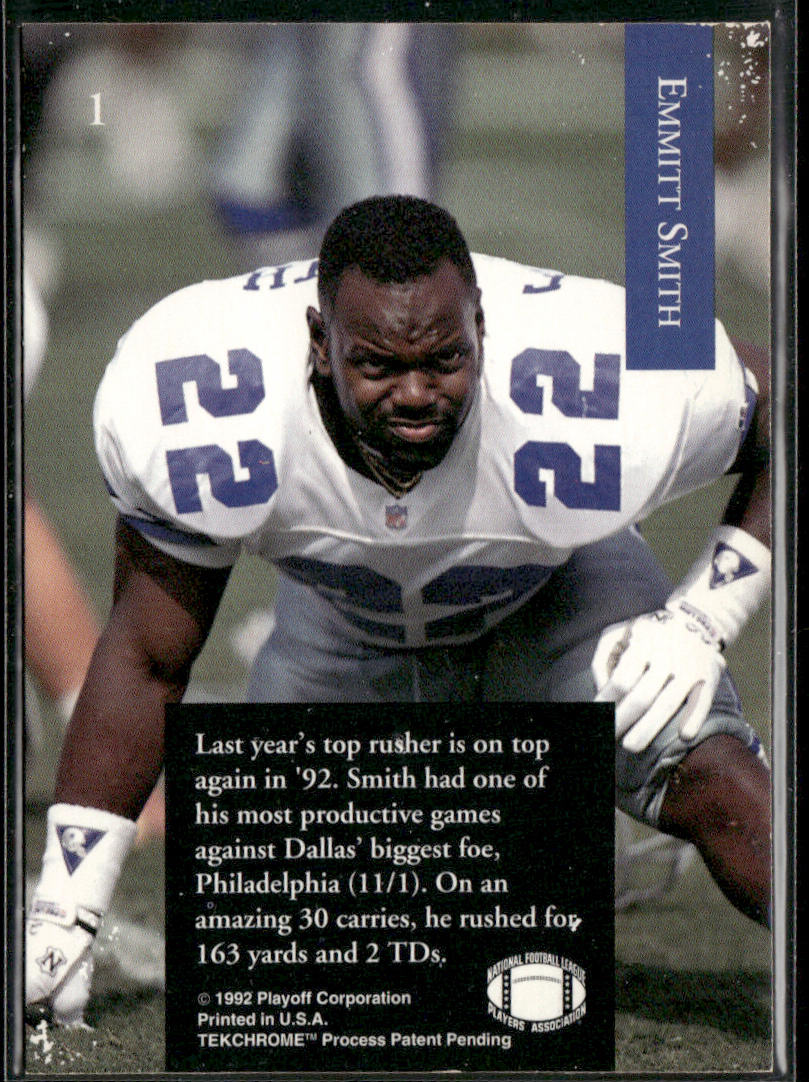 Emmitt Smith 1992 Playoff #1 Dallas Cowboys