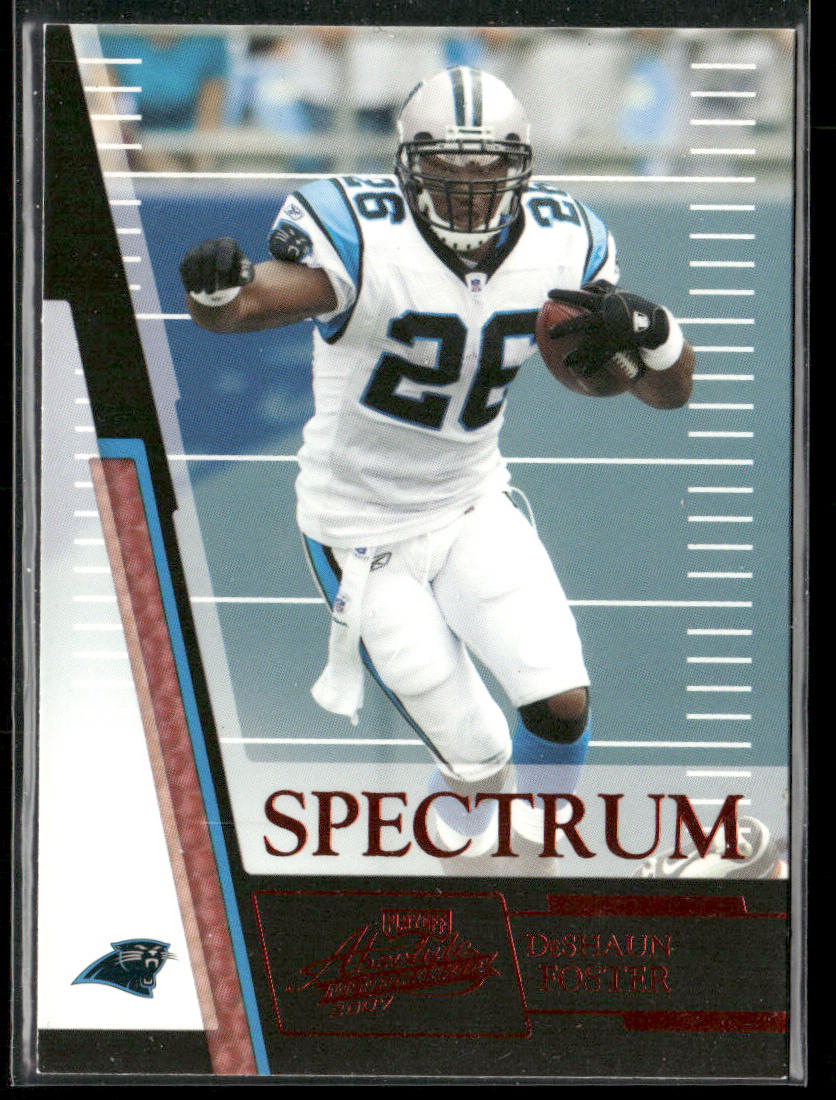 DeShaun Foster 2007 Playoff Absolute Memorabilia Spectrum Red #48 Panthers