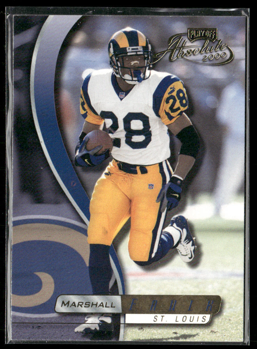 Marshall Faulk 2000 Playoff Absolute #128 St. Louis Rams