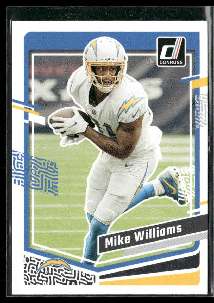 Mike Williams 2023 Donruss #161 Los Angeles Chargers
