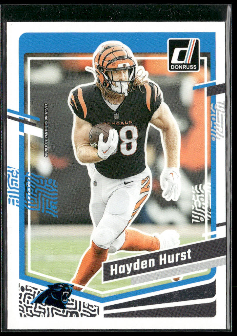Hayden Hurst 2023 Donruss #42 Carolina Panthers